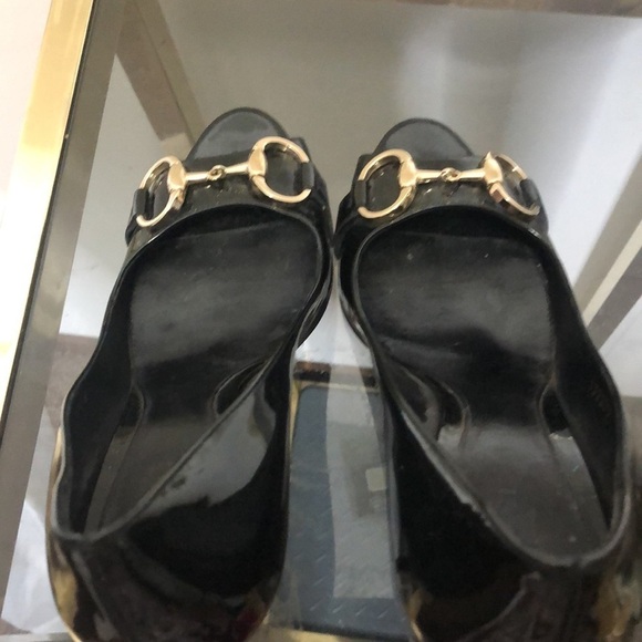Gucci horse bit patent leather pump size 7.5 - Picture 8 of 12